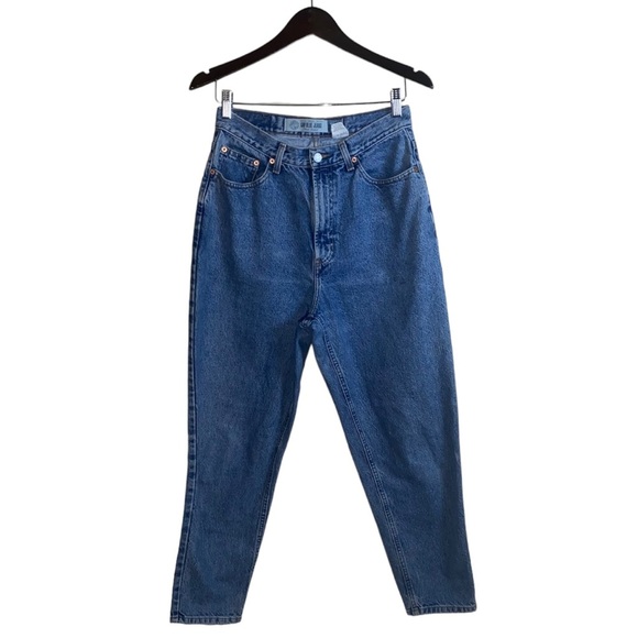 Gap Reverse Fit Denim Vintage 90s Medium Wash High Rise Mom Jeans Size 10 Ankle - Picture 3 of 16
